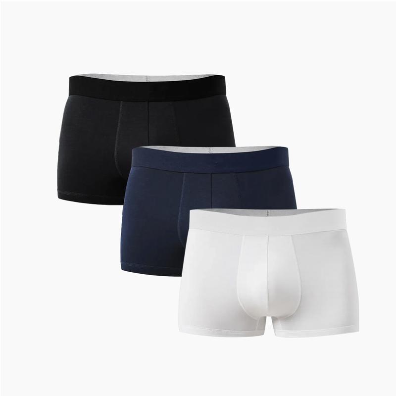 Combo 3 Quần Lót Nam Dáng Boxer Trunk Bamboo Kháng Khuẩn, Co Giãn Thoáng Khí Vượt Trội- Boxer01