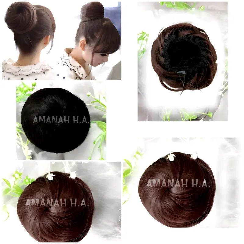 funbun/cepol/sanggul cepol/rambut palsu/sanggul moderen 1