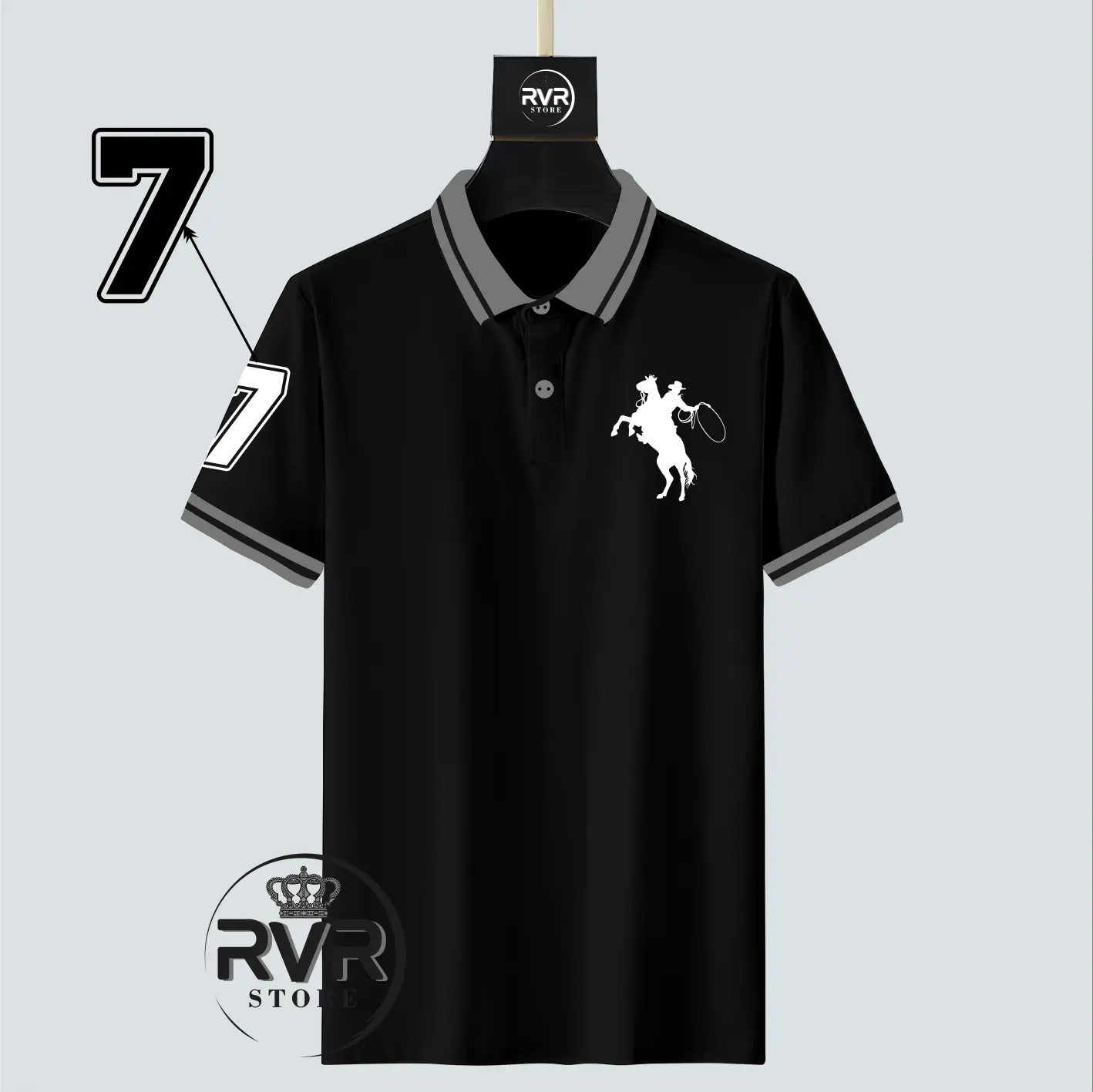 Kaos Wangky Lengan Pendek Koboi 7 shirt distro | kaos kerah pria | baju kaos kerah shirt Sablon Dtf lengan pendek Polo Cowok Kain Kombinasi Tshirt Dewasa Motif Kancing Panjang Atasan Keren Garis Maroon Logo Katun