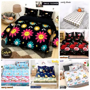 Sprei Homemade  Anti Luntur Tidur Nyenyak - Ukuran 120 160 180 - Seprei
