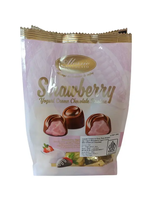 ALESSIO CIOCCOLATO Creme Chocolate Praline 250g Hazelnut Durian Matcha Strawberry Yogurt 4