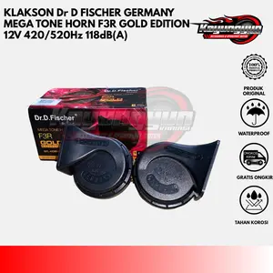 Klakson Keong Klakson Dr.D.Fischer Germany Gold Edition Water & Dust Resistance Technology Klakson Motor dan Mobil 12V Accessories Car Motorcycle Accessories Car Kendaraan