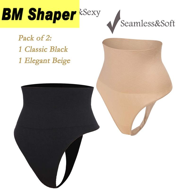Đồ Định Hình Cơ Thể, Cạp Cao, Dành Cho Nữ, Bó Eo, Màu Đen Khỏa Thân, Quần Lót T-Back, Giúp Bó Sát Bụng, Kiểu Quần Định Hình Women 5