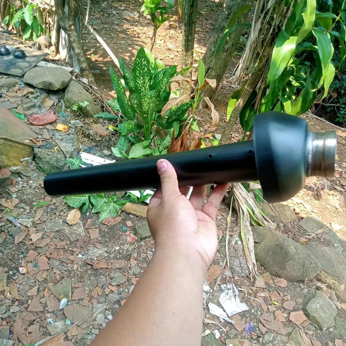 moncong knalpot sijiro plus saringan knalpot engker out50mm in 38