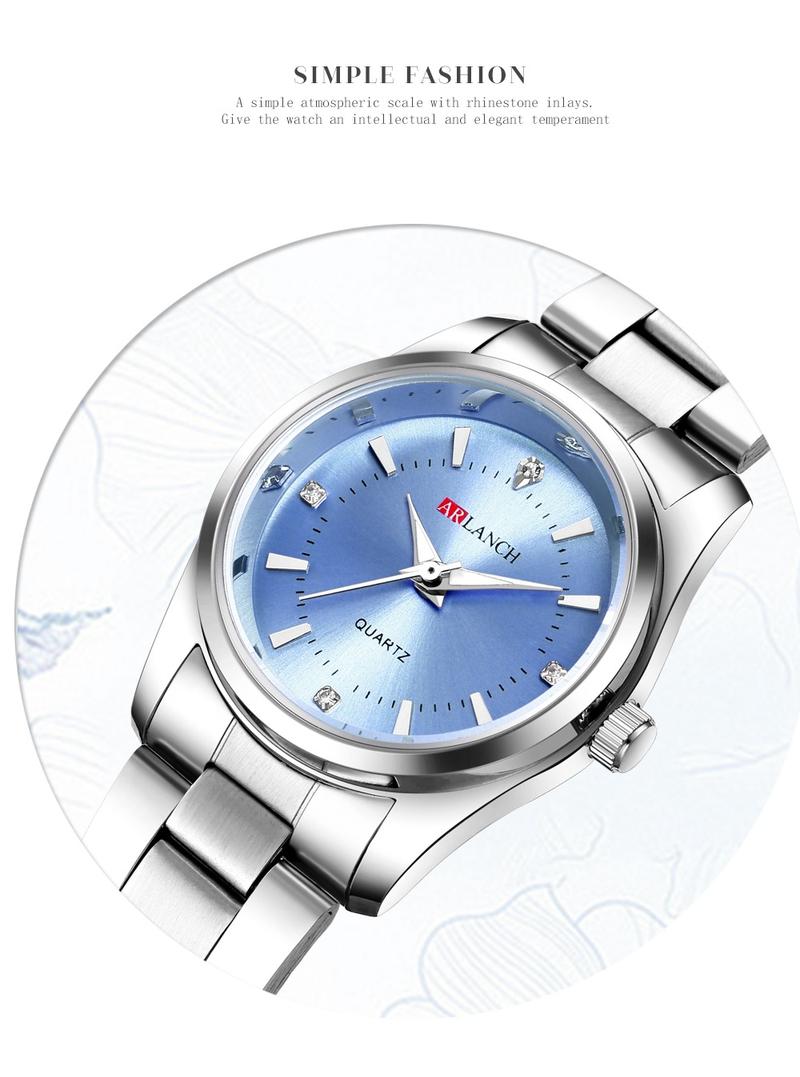 Product Introduction of ARLANCH Simple Korean Style Women's Watch Trend Quartz Waterproof Stainless Steel Watch 310 23