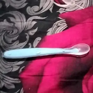 GS Sendok Bayi Silikon Makan Bayi Silikon Sendok Makan Bayi Lentur BPA free B08