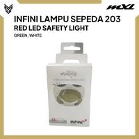 Gambar INFINI LAMPU SEPEDA LED 203 RED REAR FRONT LIGHT LAMPU HELM HANDLEBAR SEATPOST FLEXIBLE WATER RESISTANT - Green, Lampu Depan dari MXL Sports Indonesia Kota Administrasi Jakarta Selatan 3 Tokopedia