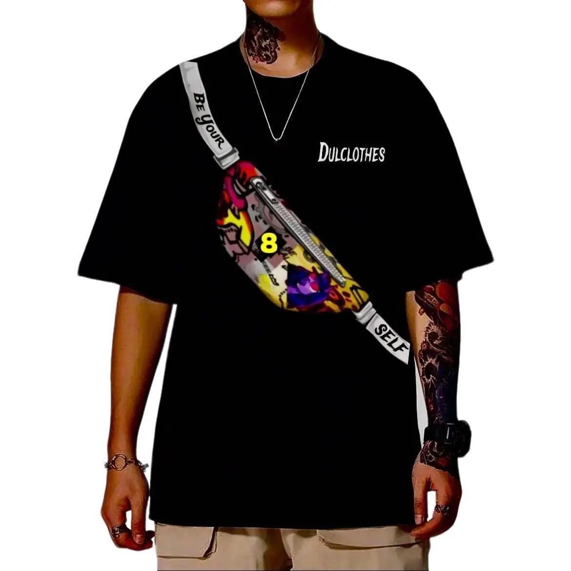 Koas waistbag Pocket Tshirt Unisex Pria wanita Dulclothes x - Baju Kantong 3D - Kaos Tas Selempang