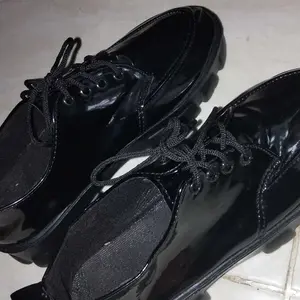 HMSHOES Sepatu boots hitam wanita korea docmart sneakers lolita mary jane kasual glosy
