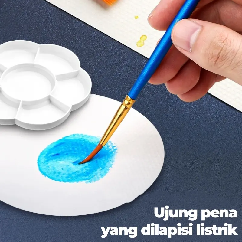 MW Kuas Lukis Set ARTIS BRUSHES / Kuas Lukis 1 Set Lengkap Murah 2