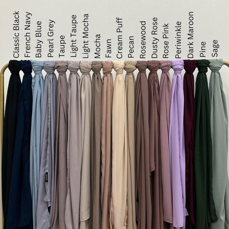 Premium Korean Chiffon - 18 Colours 0