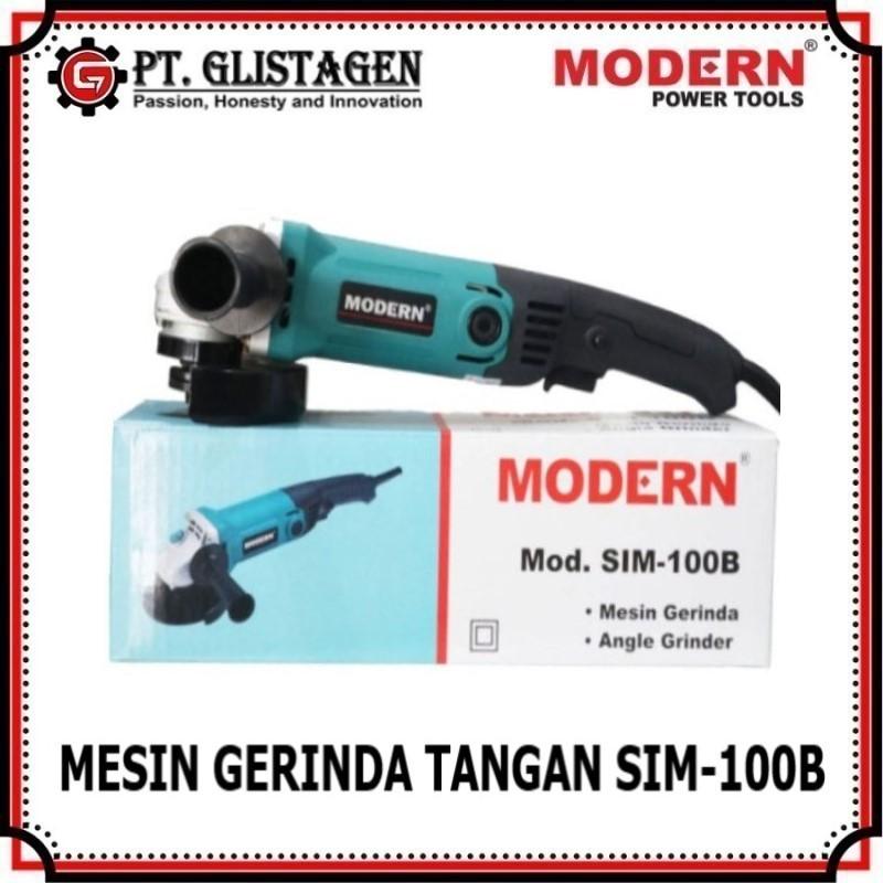 MODERN SIM-100B Mesin Gerinda Tangan Angle Disc Grinder Gurinda 4" inch SIM 100B 4