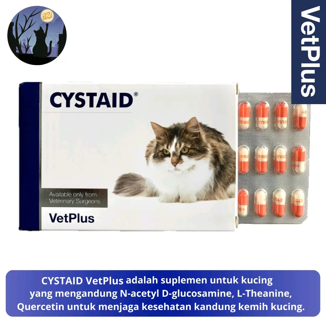 CYSTAID VetPlus Original Suplemen Kesehatan Kantung Kemih Kucing