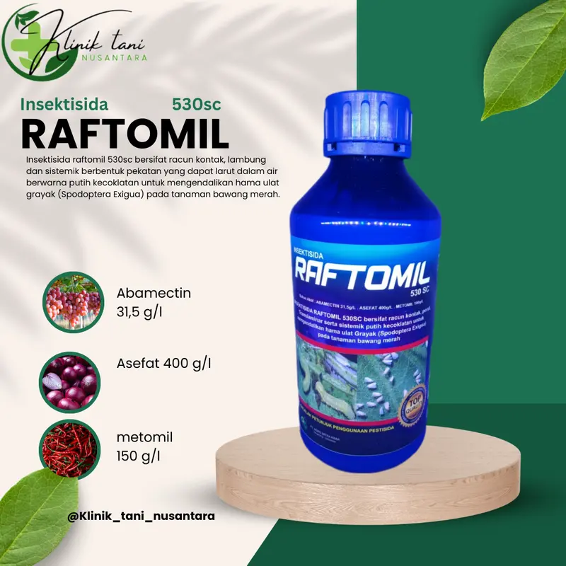 Insektisida Raftomil 530Sc/ 1 liter/obat lalat buah Tanaman 0