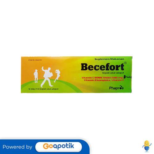 Gambar BECEFORT BOX ISI 100 KAPLET dari Klinik Astuti Medika Pratama By GoApotik Kab. Bekasi Tokopedia