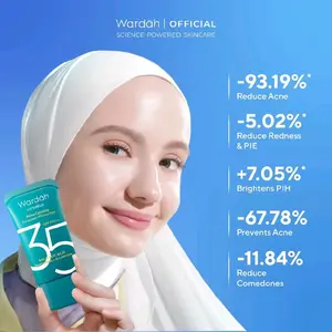 Sunscreen wardah acne calming spf 35 kemasan new
