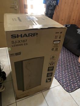 Product Review of Kulkas SHARP 1 Pintu Shine Dandelion Series 133 Liter SJ-X167MG-DB/DP - Direct Cooling System Freezer from a**a 0