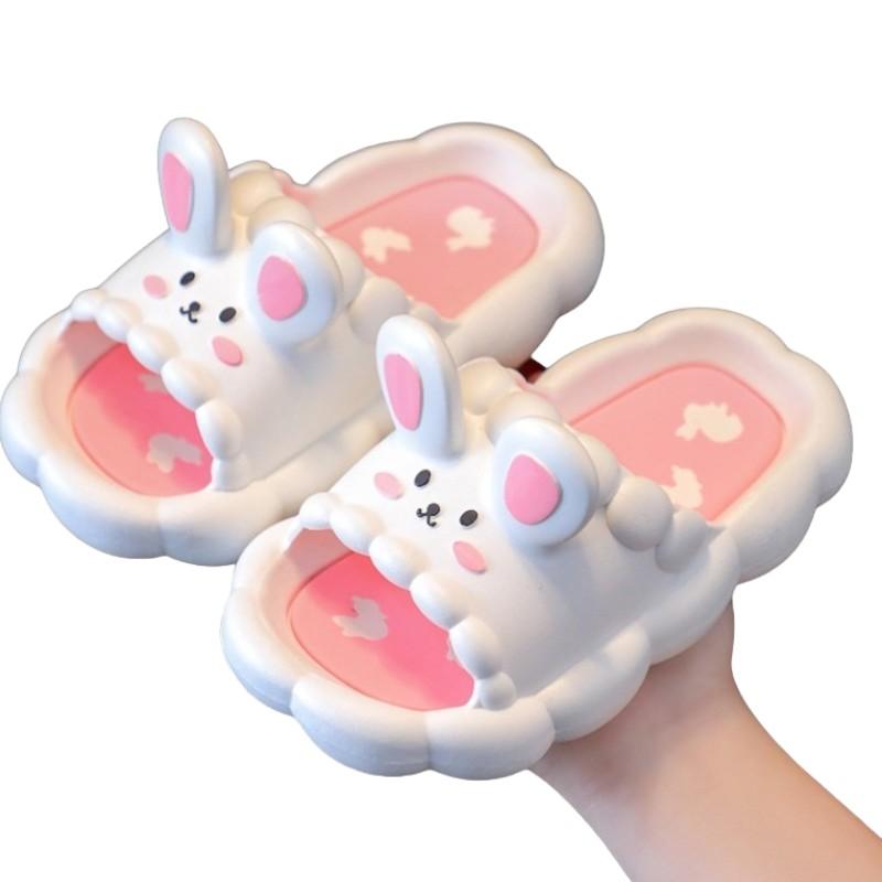 Sandal Anak Cewek Bisa Couple PVC002  Sandal anak Cewek Dengan Motif Kelinci Yang Imut ,Anda juga Bisa Couple Bersama Anak Anda Sandal Fashion Untuk Anak Ini Cocok Untuk Di pakai di Berbagai Kegiatan,warna Biru Pink Putih ,ukuran 24-25 sampai 38-39 6