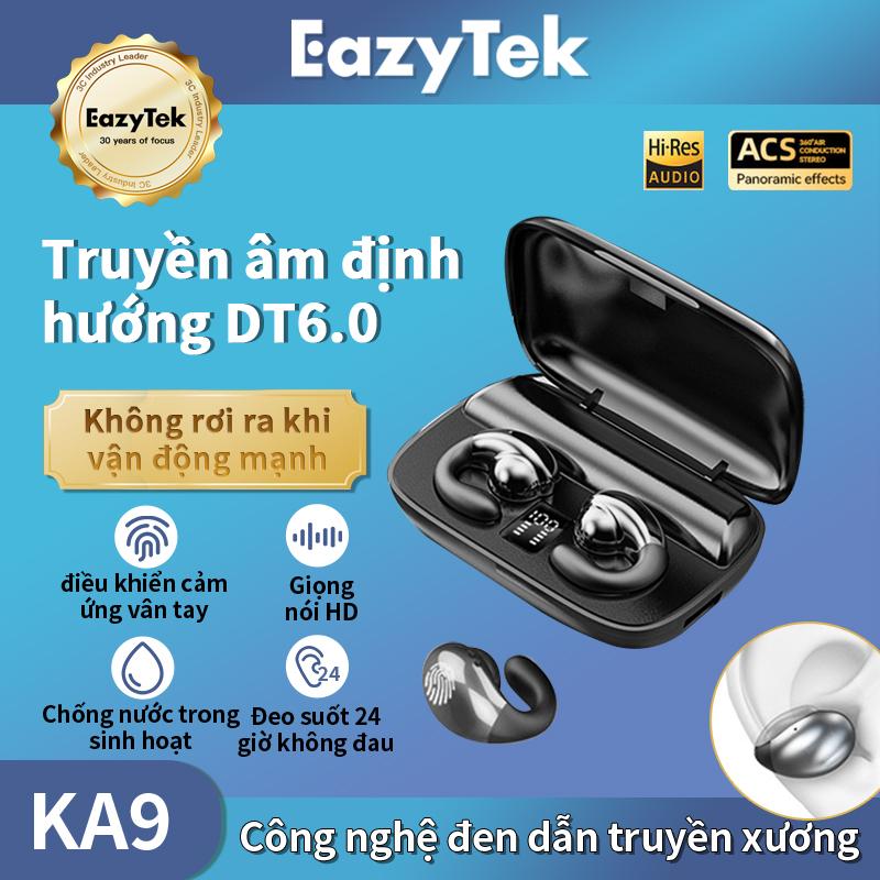 Tai Nghe Nhét Tai Nghe Không Dây, Eazytek Ka9, Tai Nghe Dẫn Truyền Xương, Màn Hình LED, Hộp Sạc, Thích Hợp Để Chạy, Tập Luyện, Tập Gym