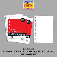 Gambar KIKY Loose Leaf /Kertas File Putih Tanpa Garis Ukuran A5 100 Lembar dari Kiky Stationery Kota Surakarta 2 Tokopedia