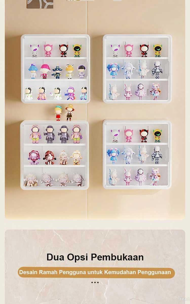 【COD】Kotak Pajangan Transparan / Rak Dinding Minimalis Modern untuk Mainan / Etalase Figura Akrilik / Rak Kosmetik Gantung / Kabinet Dinding Blind Box 【COD】Kotak Pajangan Transparan / Rak Dinding Minimalis Modern untuk Mainan / Etalase Figura Akrilik / Rak Kosmetik Gantung / Kabinet Dinding Blind Box
