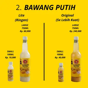 2. Bawang Putih - Mister Bentong Nusantara - [ORIGINAL/LITE] 100ml/750ml