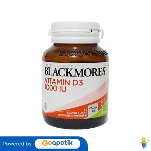Gambar BLACKMORES VITAMIN D3 1000 IU BOTOL 60 KAPSUL dari Apotek Baladewa Farma 2 by GoA Kota Bandung Tokopedia