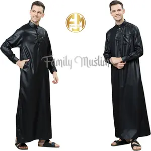 Gamis jubah Nabawi pria dewasa dan remaja lengan manset premium style kekinian