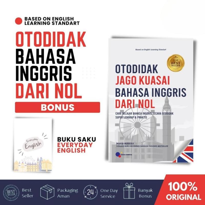 Buku Otodidak Jago Kuasai Bahasa Inggris Dari Nol / Buku Inggris / Bahasa inggris / Garda Cendekia 0