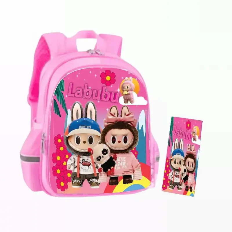 Tas Anak Perempuan Karakter Labubu Terbaru untuk Anak SD dan TK - Fashion BAGS tas  boneka tas  labubu tas  anak Tas Anak Sekolah 1