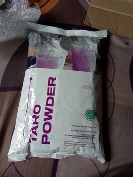 Product Review of Bubuk minuman Premium Varian Smoothies Rasa Taro 1Kg || Jakarta Bubble Drink Powder || Cincau Boba Jelly Susu from l**a 1