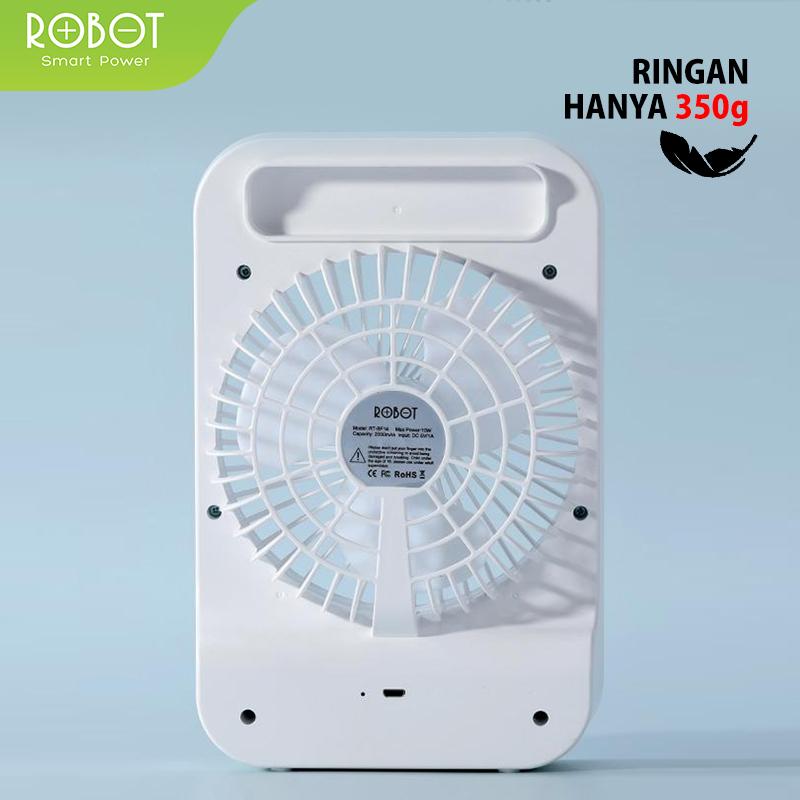 ROBOT RT-BF14 2000mAh 5 inch Rotateable Rechargeable Led Illuminated  OriGaransi Resmi 1 Tahun (RT-BF14) [ BISA COD ] Lighting 6
