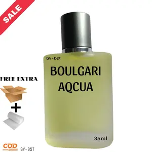 Parfum Laki-laki Tahan Lama / Minyak Wangi Boulgari Aqcua / Perfume Aroma Cwok 35ml Pria Cowok Dus Wanita Botol