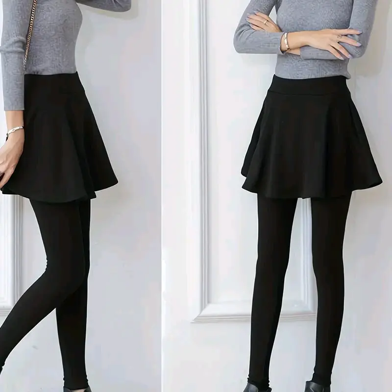 Legging Rok Olahraga Wanita Skirt Sport Jogging Renang Sepeda Lari Zumba Senam Olahraga Senam Gym Muslimah Rok Celana Sport  Yoga Outdoor 3