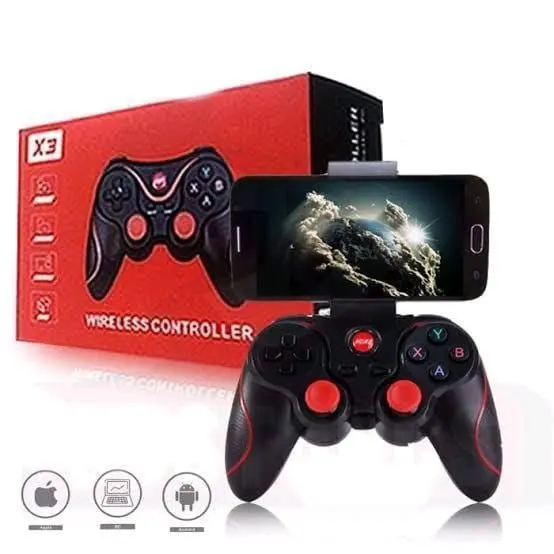 GAMING X3 Wireless Controller untuk Perangkat iOS, Android, dan PC - Kontroler Nirkabel untuk Gaming dan Hiburan
