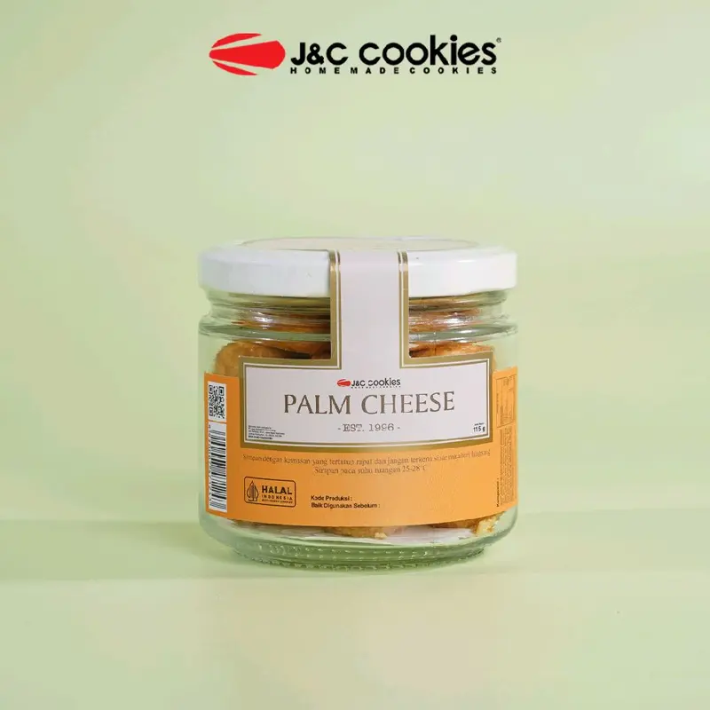 Palm Cheese JnC Cookies Kue Kering Lebaran Toples Kaca Toples Jar 1