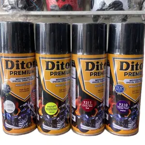 Diton Premium Cat Semprot Sepeda Motor H102 Putih 9311 Candy Tone Red 9310 Candy Tone Violet Kualitas Metal & Durable