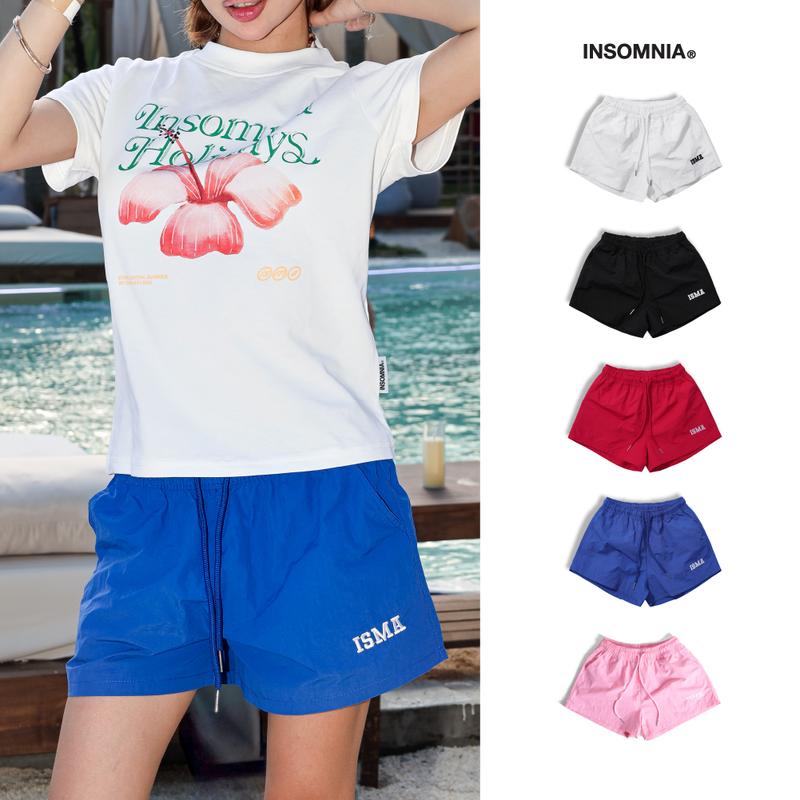 [NEW ARRIVAL] Quần Đùi Nữ Vải Dù INSOMNIA Đi Chơi Đi Biển Ống Rộng - PS019