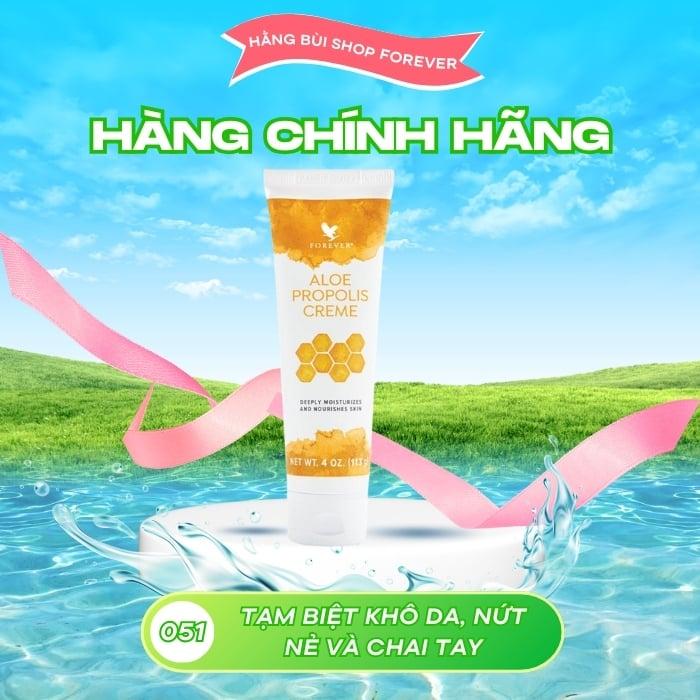  Forever Kem Dưỡng Da Aloe Propolis Crème #051flp Collagen Cho Nữ Giữ Ẩm & Chống Tác Nhân Gây Disease Dành Cho Da Nhờn Hỗn Hợp Từ Lô Hội & Sáp Ong 