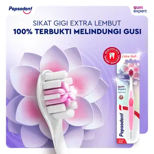 Pepsodent Gum Expert Sensitive Extra Soft Toothbrush | Sikat Gigi Lembut Kepala Kecil Perlindungan Gusi Isi 1