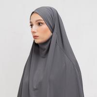 Gambar TUBITA - Khimar Saba Mecca French Khimar Hijab Panjang Wanita Cadar Instant - broken white dari Tubita Official_NEW Kota Bandung 1 Tokopedia
