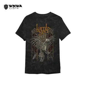 NOTME Washed T-Shirt Lamb of God Cotton Combed Premium 24s Kain Lembut Nyaman Sablon Full Color Desain Menarik untuk Santai dan Acara Berkumpul