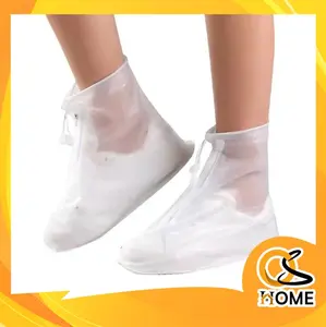 BISA COD 6498 Jas Hujan Sepatu Waterproof / Cover Shoes Unisex Polos / Pelindung Sepatu Anti Air Plastik Karet