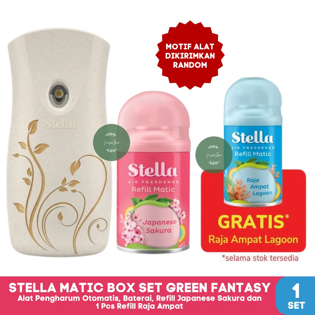 SPESIAL! STELLA MATIC SET J. SAKURA + RAJA AMPAT