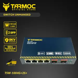 Tarmoc TSW-1004G+2S+ 4 Port 2.5G 2 SFP 10G Uplink  Switch Unmanaged
