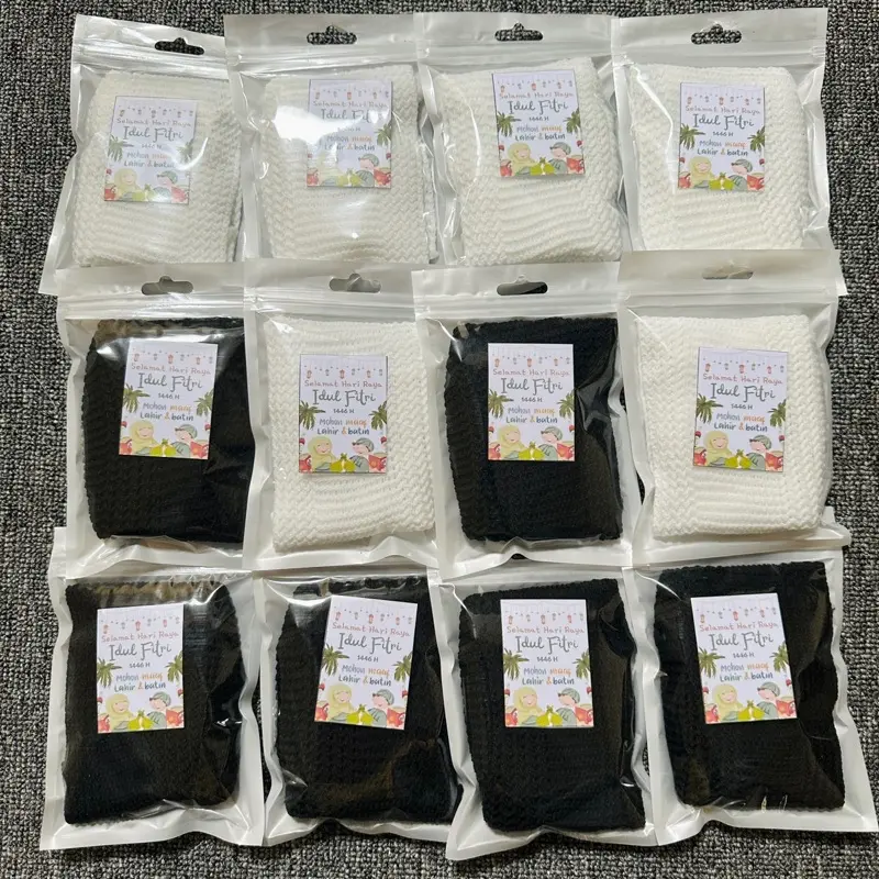 RN] Paket 25-50 PCS Souvenir Peci Rajut Tasbih Mutiara dan Tasbih Digital Umroh Haji Tahlil Pengajian Tasyakuran Khitan Syukuran Lebaran Wedding bisa pakai KARTU UCAPAN Muslim 0