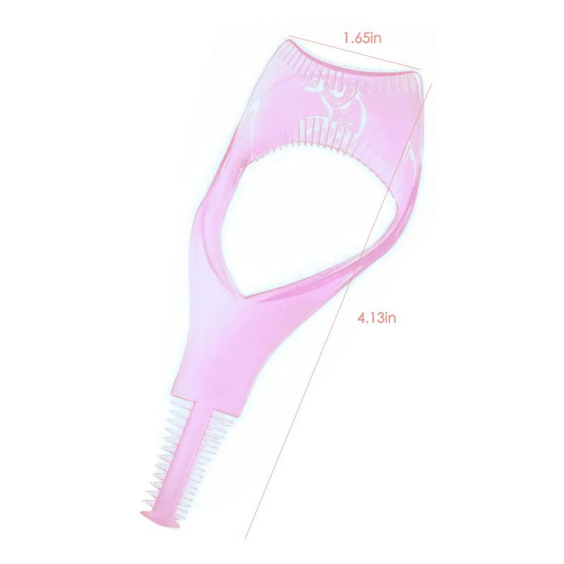 Product Introduction of 1pcs 3 In 1 Shield Guide Guard Lash Curler Eyelash Curling Comb Makeup Tools Lashes Cosmetics Curve Applicator Combs Accessories 5