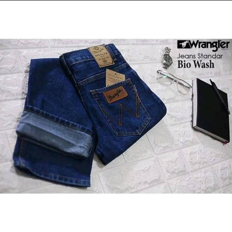 WRANGLE'R CELANA JEANS DENIM PRIA STANDR LURUS / JEANS PRIA MODEL STANDAR DISTRO ORIGINAL BANDUNG 7