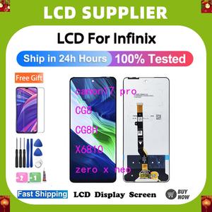 For Infinix Tecno Camon 17 Pro(CG8)(CG8h)/Zero X  Neo(X6810) Lcd Phone Touch Screen Replacement,Send Protective Film,Tools and glue,Cellphone Accessory Installation