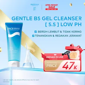 FACERINNA Low pH B5 Gentle Cleanser 120ml Skin Barrier Facial Wash Skincare Face Wash Sabun Cuci Muka Gentle untuk Kulit Sensitif Melembabkan & Memperbaiki Skin Barrier  Brightening Exfoliating Sabun Muka Pembersih Wajah Dengan Amino Acid&Hyaluronic